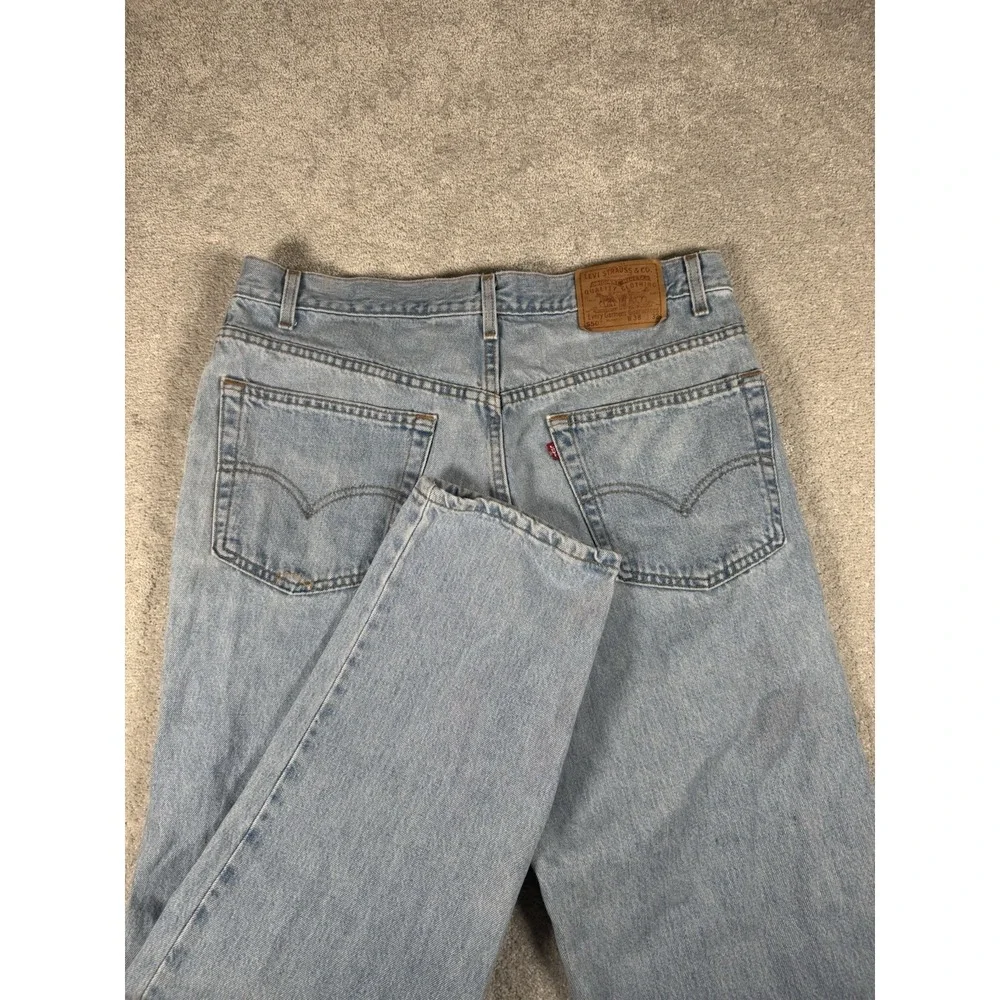 Vintage Levi's 550 Jeans‎ Made in USA 38x32 Relaxed Fit Dad Men's Red Tab Y2K 00